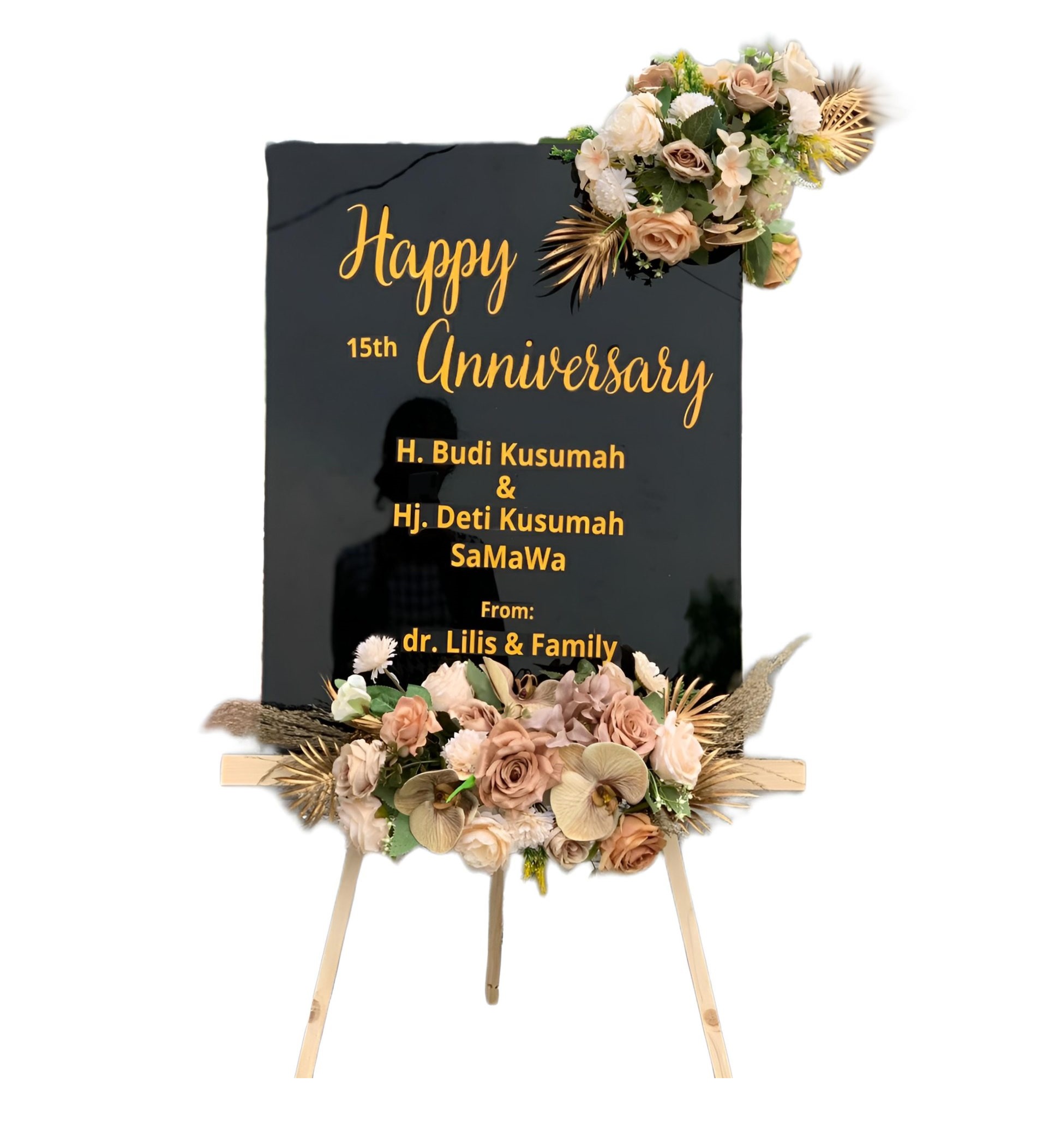 Papan Bunga Akrilik Baros