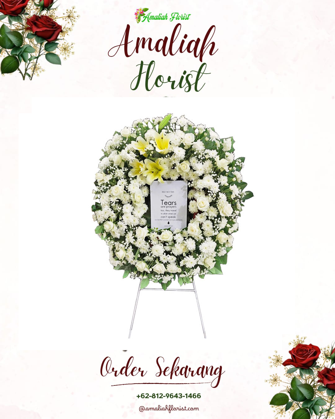 Krans Bunga Duka Baros